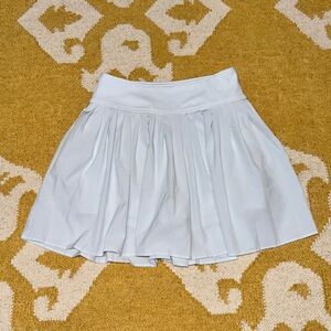 Abercrombie Kids Pale Blue White Pleated Tennis Skirt with shorts